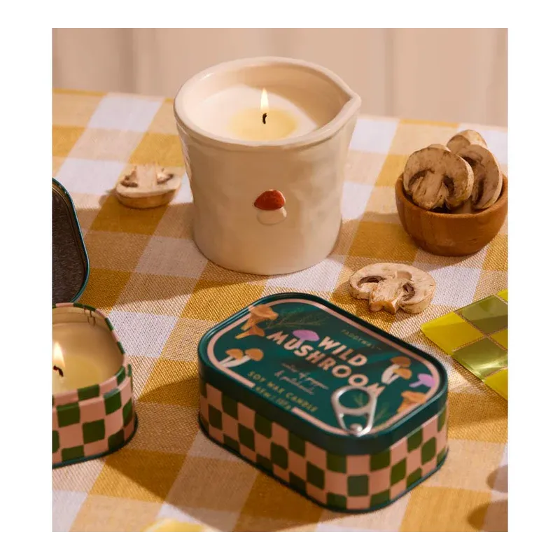 Bougie - Boite à sardines - 127 G - Champignon 