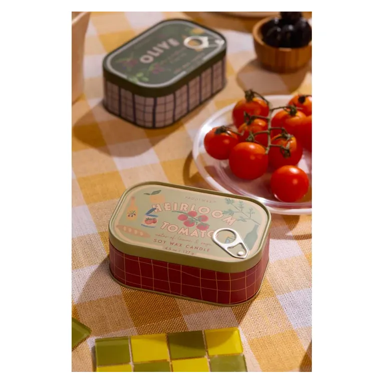 Bougie - Boite à sardines - 127 G - Tomato