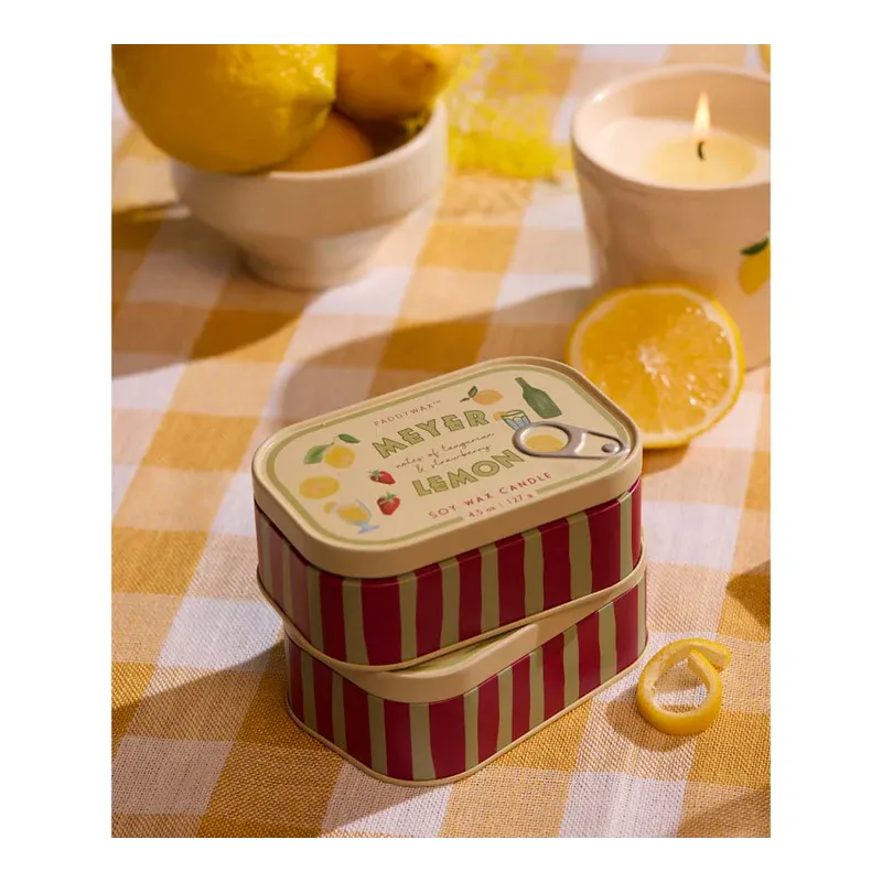Bougie - Boite à sardines - 127 G - Citron 