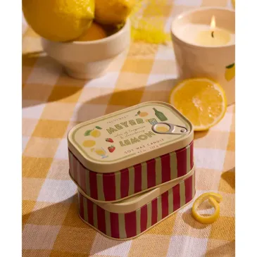 Bougie - Boite à sardines - 127 G - Citron 