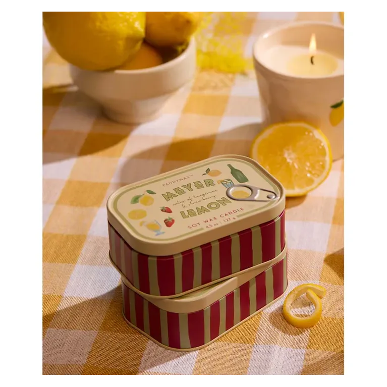 Bougie - Boite à sardines - 127 G - Citron 