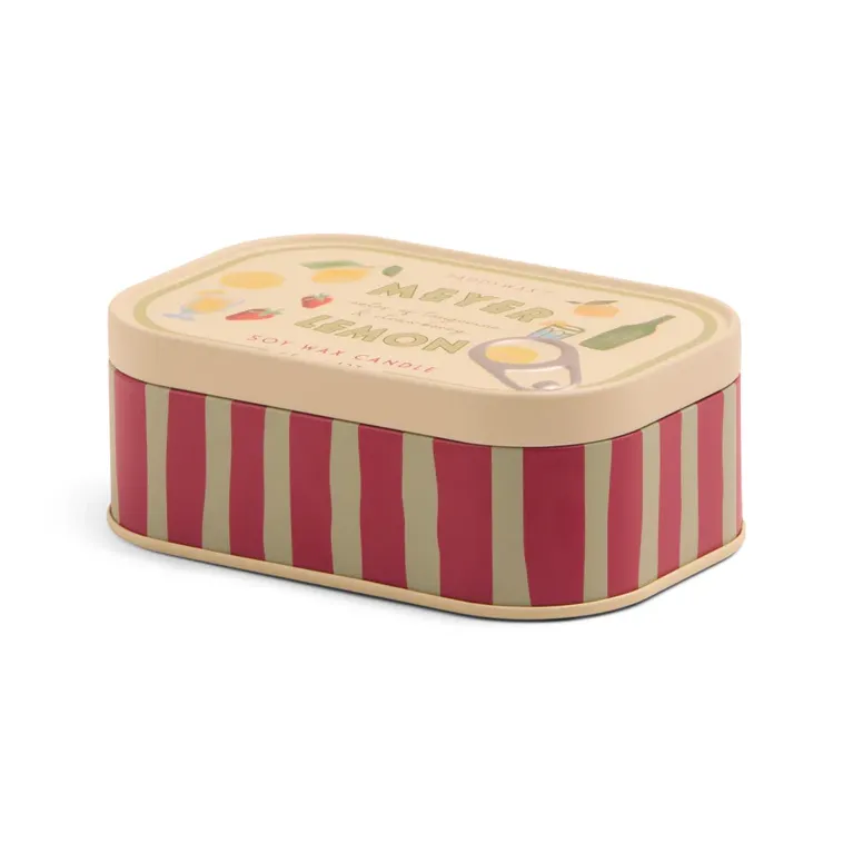Bougie - Boite à sardines - 127 G - Citron 