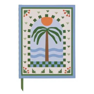 Journal - 192 pages lignées - Palmier 