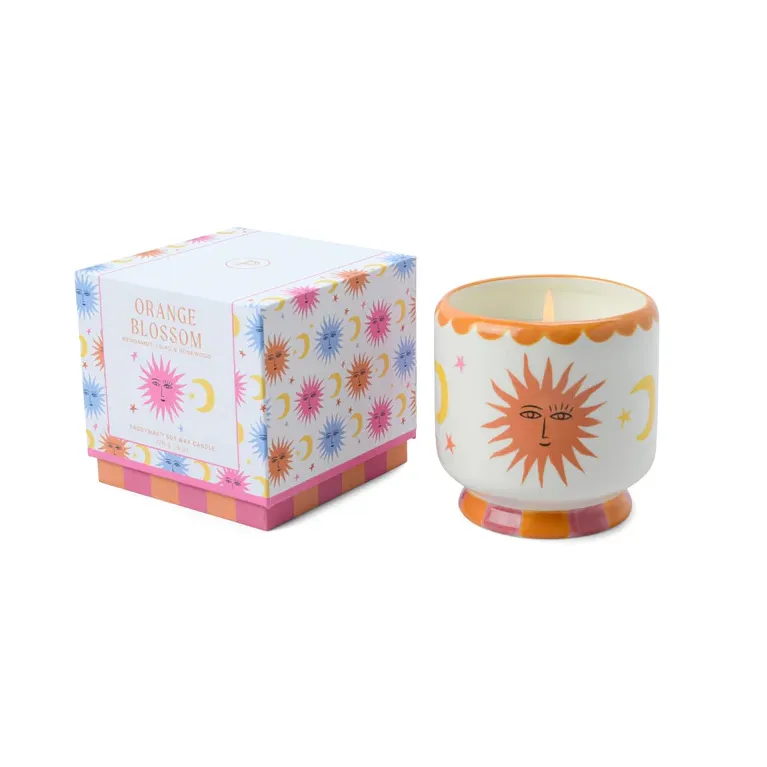 Coffret bougie - 226gr - Soleil, fleur d'orange et rose