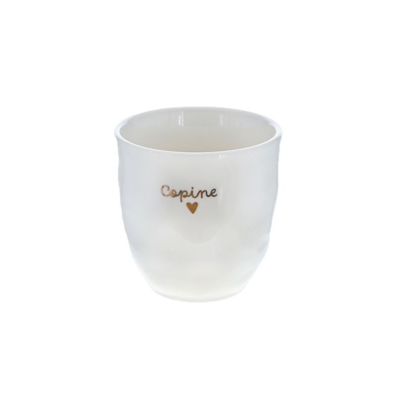 Tasse copine - COeur or - Petit Souk