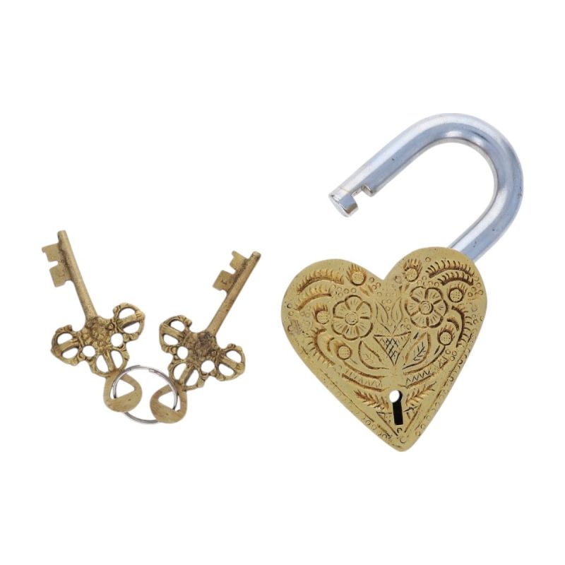 Cadenas - Coeur - Laiton 