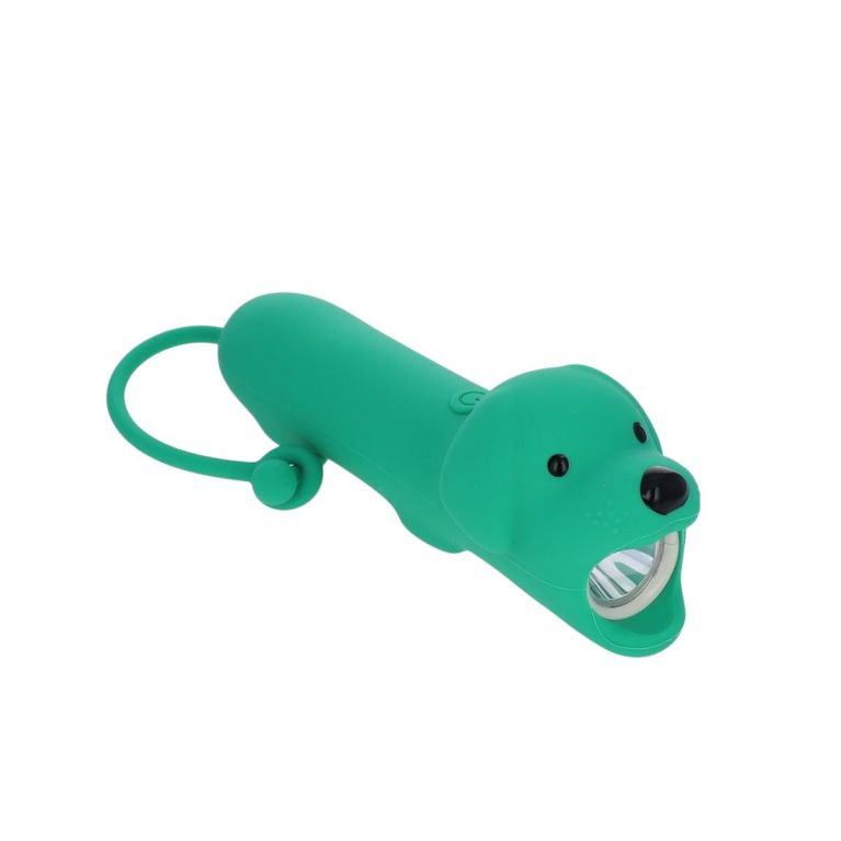 Lampe torche en silicone - Chien 