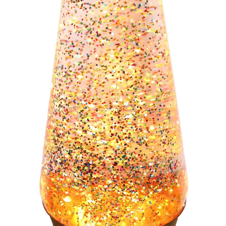 Lampe à paillettes dorées - Petit Souk