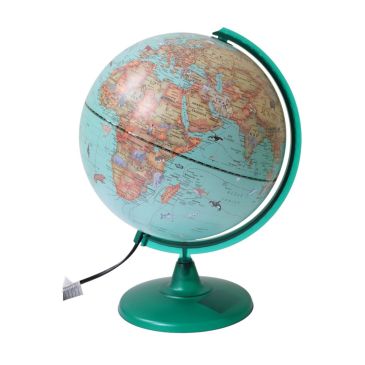 Globe - Animaux lumineux - Vert 