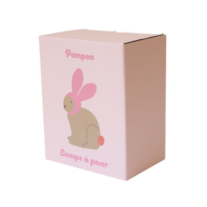 Lampe à poser - Lapin rose 
