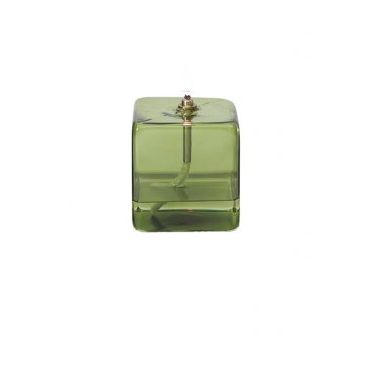 Lampe à huile - Cube - Transparent - M 
