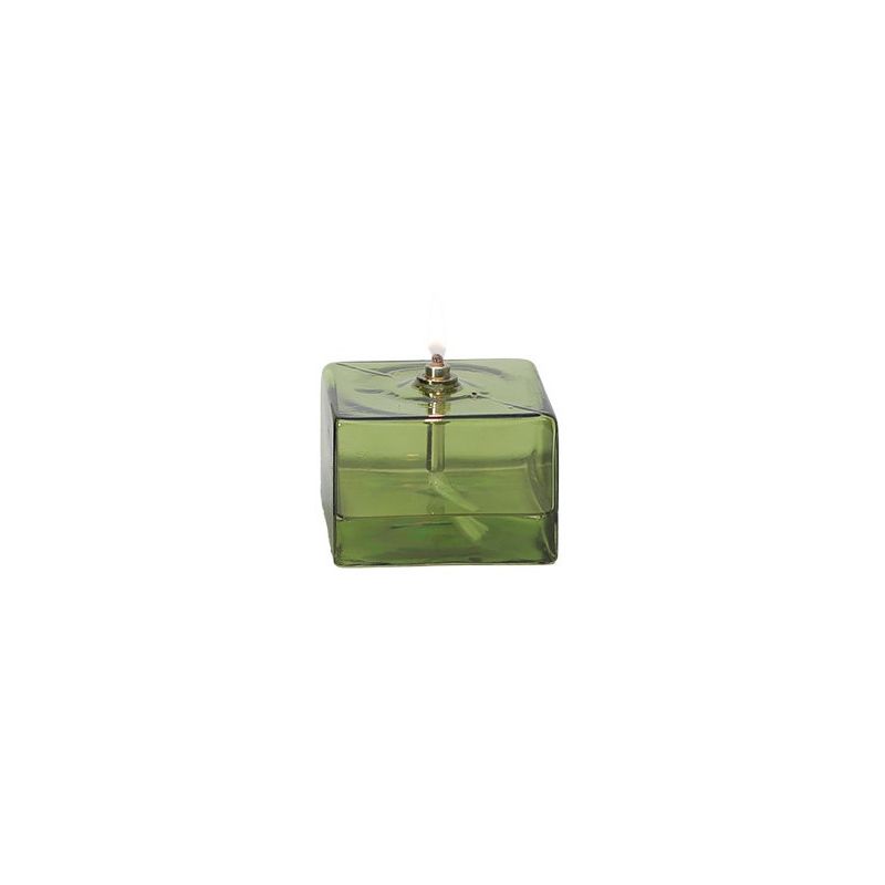 Lampe à huile S cube green
