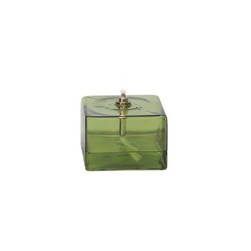 Lampe à huile S cube green