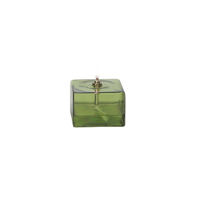 Lampe à huile S cube green