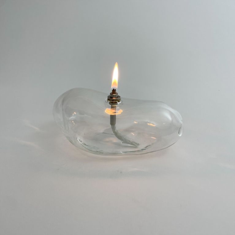 Lampe à huile galet