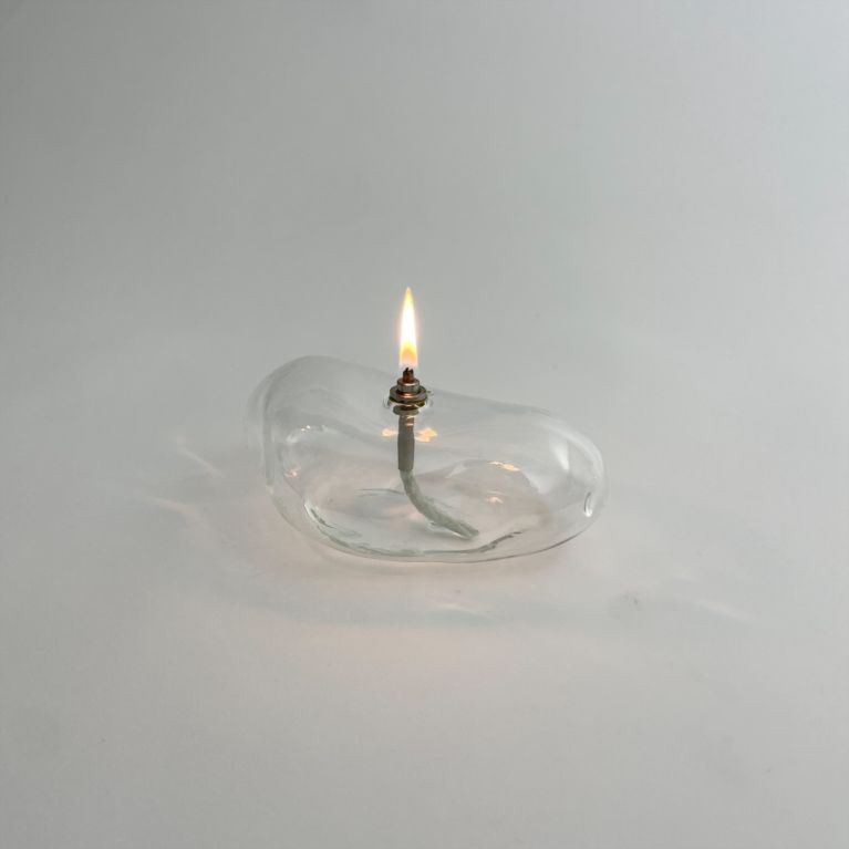 Lampe à huile galet