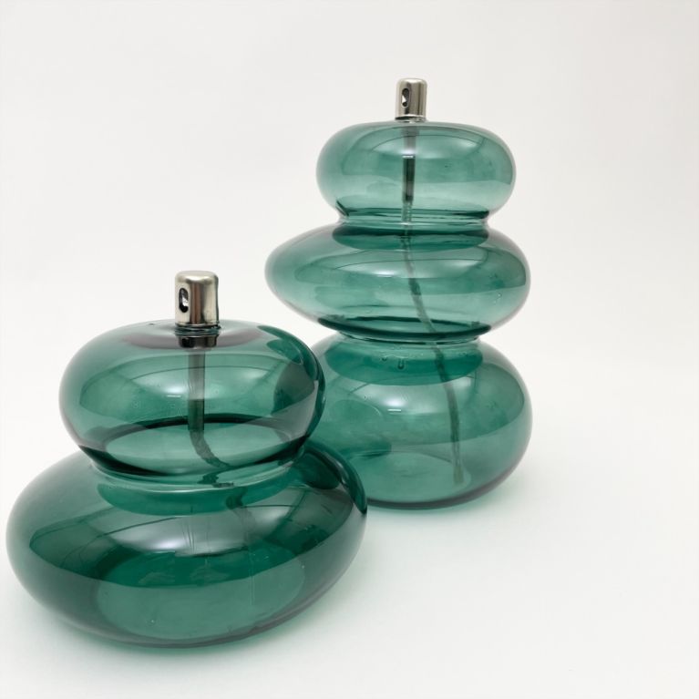 Lampe à huile S totem lake green