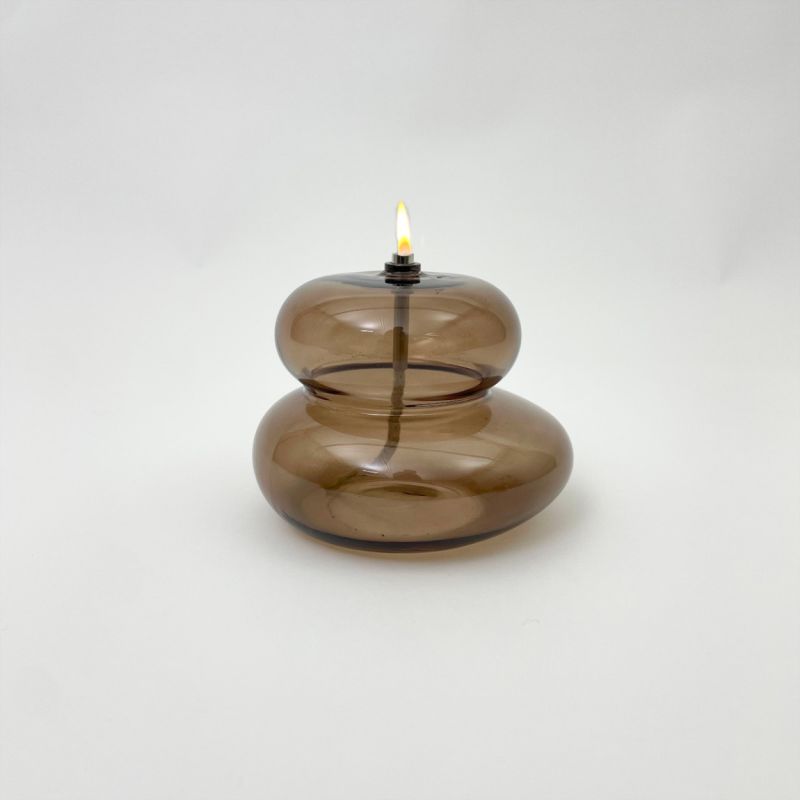 Lampe à huile - Totem bronze S