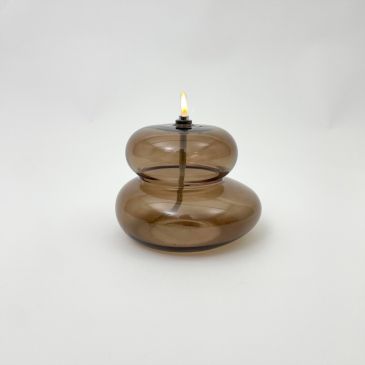 Lampe à huile - Totem bronze S