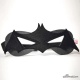 Masque et manchettes Super Chauve-souris noir-gris Chamaléon