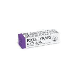 1 Mètre de jeux et coloriages + 1 crayon 8 Couleurs Chasse au trésor Omy Design Magic