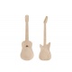 Couverts en bois en forme de guitare