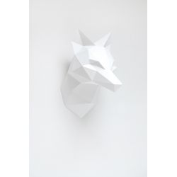 Trophée en origami Renard blanc Assembli