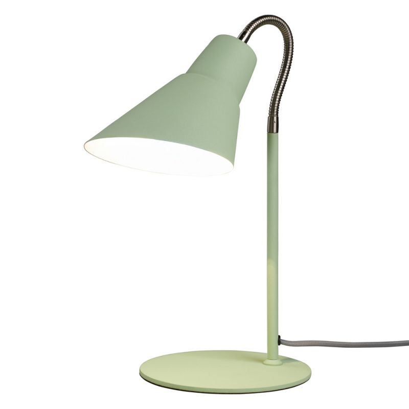 Lampe vintage verte - Lampe de bureau vintage verte - Lampe Gooseneck